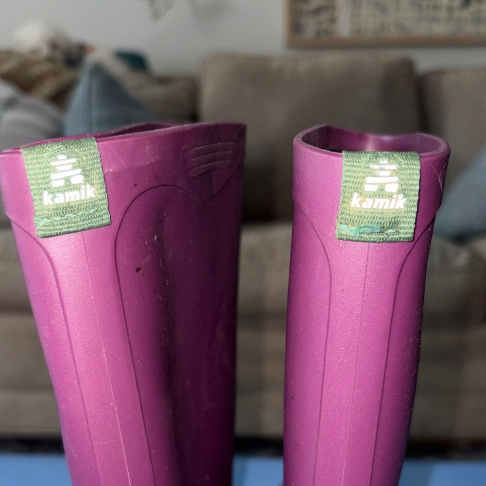 Kamik Jammie Purple Rain Boots size  8 - Picture 3 of 11